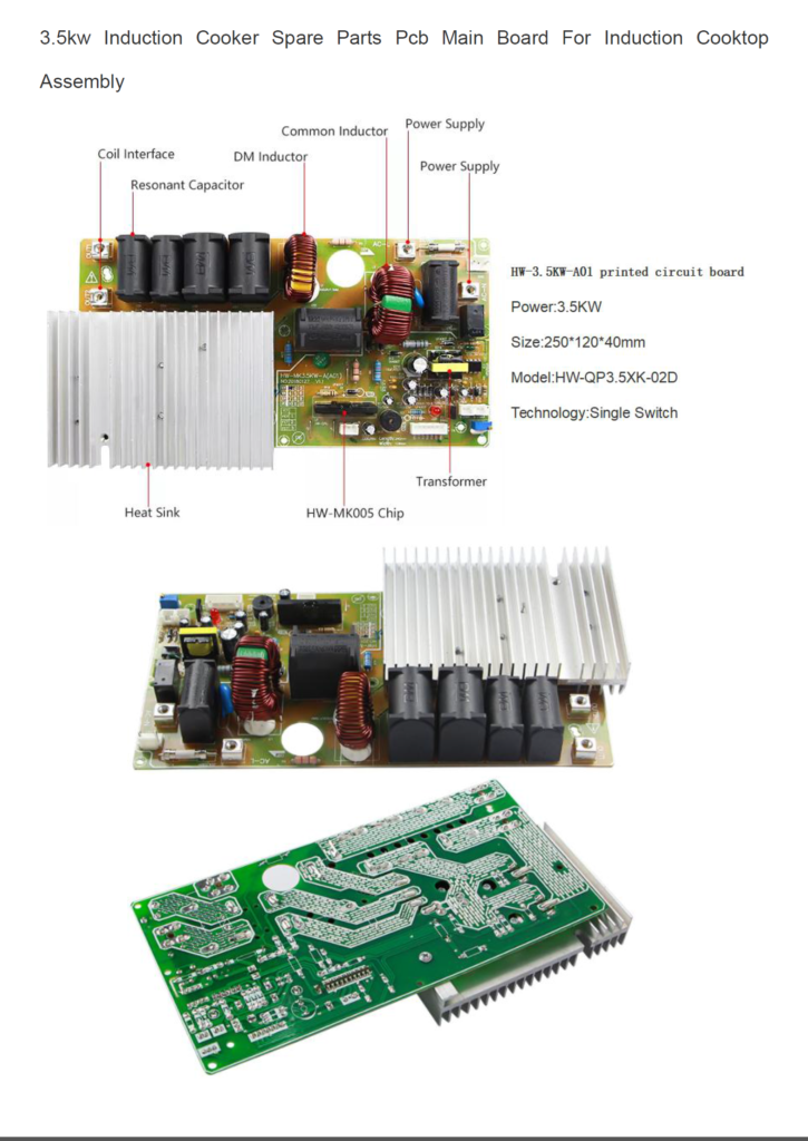 Induction Cooker PCB Main Board project